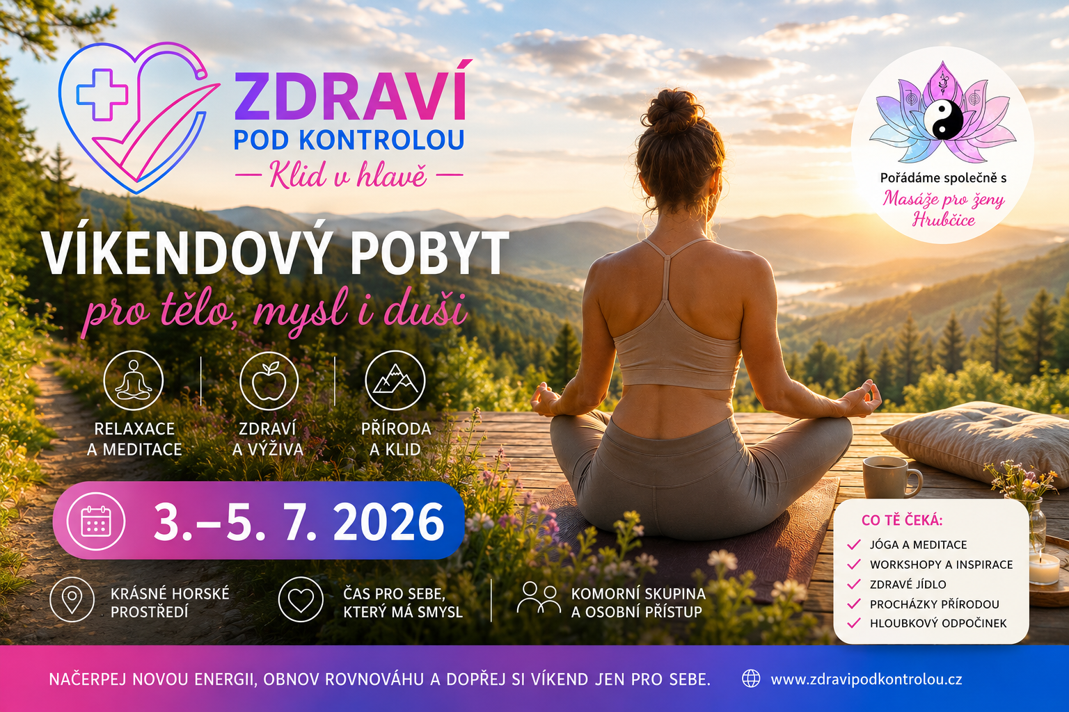 Víkendový pobyt pro tělo, mysl i duši v Orlických horách